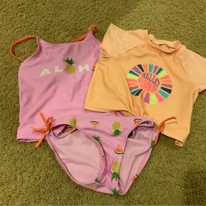 3 pc Girls Swim